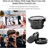 Silver 3 in 1 Cell Phone Camera Lens Kit Wide Angle Macro Fisheye Lens Universal for Smart Phones iPhone Samsung Android(Silver)...