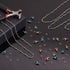 COGCHARGER 5M Stainless Steel Satellite Chains Rainbow Soldered Beads Chain DIY Chain Jewelry Set Making Kit for Jewelry Necklace Bracelet Earring...