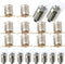 10pcs E10 Mini Light Bulbs 1.5V 0.3A Physical Electrical Experiment Screw Base Indicator Light Incandescent Bulb Old-Fashioned Flashlight Lamp...