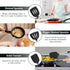 P&P CHEF Black Cooking Utensil Set of 3, Silicone Kitchen Utensils, Slotted & Solid Spatula Turners for Flipping Stir-Frying, Nonstick & Heat Proo...