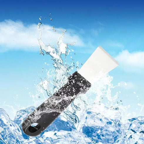 2Pcs Cleaning Scraper for Ovens, Stoves, Induction Hob, Stainless Steel Multi-Kitchen Scraperwith 3Pcs Stainless Steel Brass Nylon Brush ,Straight...