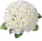 Artificial Flowers Rose Bouquet 2 Pack Fake Flowers Silk Plastic Artificial White Roses 18 Heads Bridal Wedding Bouquet for Home Garden Party Wedd...