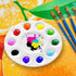 Hulameda Paint Tray Palettes, Plastic Paint Pallets for Kids or Students to Paints on School Project or Art Class-12pcs...