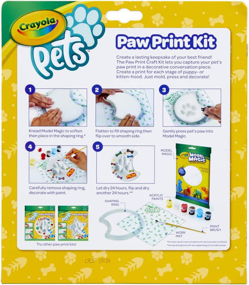Crayola Pets Paw Print Keepsake Kit, Moon Craft Kit, Gifts for Pet Lovers...