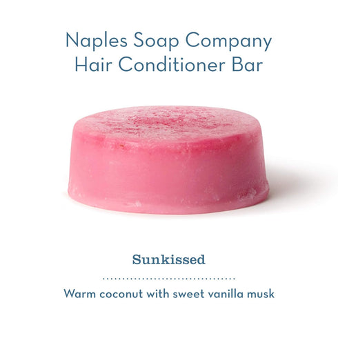 Naples Soap Company, Protein Enriched, 50-75 Use, Solid Hair Conditioner Bar, Eco-Friendly Haircare, Helps Ensure Vibrant, Healthy Hair, All Hair ...