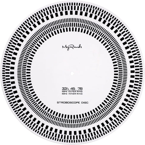 Turntable Strobe Disc LP Stroboscope Mat Tests Rotational Speed Detection LP Turntables Calibration Disc for Record Player...