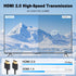 Duttek Ultra Thin HDMI Cable 1Feet, 4K Short HDMI Cable Male to Male for 3D and 4K Ultra HD TV Stick HDMI 2.0 Cord Extension Converter...