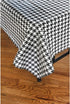 Havercamp Houndstooth Table Cover (54" x 108"). Water and Tear Resistant, Black and White Paper Cover. Alabama Houndstooth...