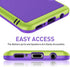 Jeylly S9 Case, Galaxy S9 Case with 2 Pack HD Soft Screen Protector, Contrasting Colors Ultra Slim One-Piece Anti-Slip Rugged Soft TPU Bumper Shoc...