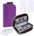 Eco-Fused Memory Card Case - Fits up to 22x SD, SDHC, Micro SD, Mini SD and 4X CF - Holder with 22 Slots (Purple & Grey / 22 Slots - 2 Pack)...