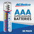 ACDelco 20-Count Triple AAA Batteries, Maximum Power Super Alkaline Battery for Home and Office, 10-Year Shelf Life, Reclosable Packaging...