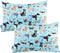 Toddler Pillowcases - 2 Pack Pillowslip Case Fits Pillows Sized 13 x 18 or 12x 16 Bedding Pillow Cover for Sleeping Kids Bedding Pillow Cover Dog ...