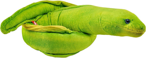 Wild Republic Living Ocean Green Moray EEL, Stuffed Animal, 54 Inches, Plush Toy, Fill is Spun Recycled Water Bottles...