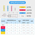 Kuject 270PCS Heat Shrink Butt Connectors, Insulated Waterproof Wire Connector kit, Tinned Copper Electrical Crimp Connectors for Automotive Marin...