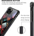 Case Compatible with iPhone 12,Pattern Plexiglass 12 Pro Case for Boys Men,Grid Sunset Pattern Shockproof Anti-Scratch Case for iPhone 12/12 Pro 6...