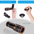 Cell Phone Camera Lens, SEVENKA 12X Telephoto Universal Clip On hd Lens Compatible with iPhone 12/11 Pro Max X XS Max XR/8/7/6/6s, Samsung, Androi...