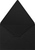 LUXPaper A6 Contour Flap Invitation Envelopes | 4 3/4" x 6 1/2" | Black Linen | 80lb. Text | 50 Qty...