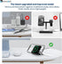 Foldable 3 in 1 Wireless Charger Compatible with MagSafe, Apple iPhone 15 14 13 12, Watch, AirPods, Lightweight Portable,Strong Magnetic Attractio...