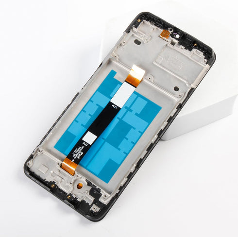 Original A03S US Version Screen LCD Display +Black Frame for Samsung Galaxy A03s A037T A037U A037U1 6.5“ LCD Screen Display Replacement Touch Digi...