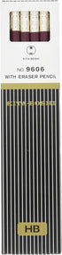 Hokusei pencil eraser luxury with pencil HB # 9606 19606 12 bottles...