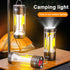 Multifunctional Camping Lamp, with Flashlight, Night Light, 360° Tent Lamp, High Lumens, for Hiking, Camping, Fishing, Cycling...