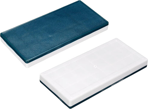 PATIKIL 24 Compartments Paint Palette, 2 Pack Plastic Painting Tray Deep Saver Box Detachable with Soft Cover Art Supplies Storage Organizer for W...