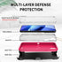 for Galaxy S22 Case, Rugged Shockproof Military Grade Bumper Phone Cover Armor Heavy Duty for Samsung Galaxy S22 (Hot Pink/White)...
