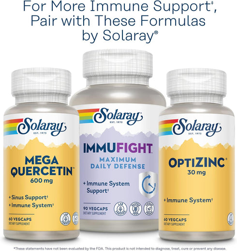 SOLARAY Chewable Vitamin C 500 mg, Natural Cherry Flavor with Natural Sweeteners, Antioxidant and Immune Support Supplement with Whole Food Base, ...