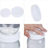 16Pcs Plastic 8 Regular Mouth Lids and 8 Wide Mouth Plastic Storage Caps for Mason Jars, White...