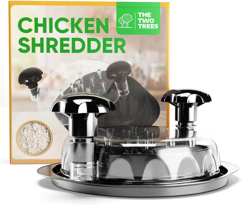 Chicken Shredder, Chicken Breast Shredder Tool Twist, Easy To Use Meat Shredder, Pulled Chicken, Ergonomic Handle, Anti-Slip, Transparent Lid, Dis...