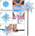 Hausse 10 Pack Reflective Pinwheels Wind Spinner, Extra Sparkly Pinwheel with Stakes, Bird Repellent Blinder Devices Deterrent to Scare Birds Away...