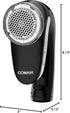 Conair Fabric Shaver and Lint Remover, Rechargeable Portable Fabric Shaver, Black...