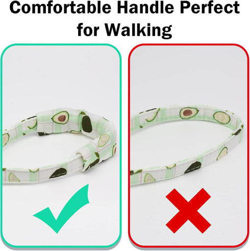 Dog Collar and Leash Set with Flower Bow Tie Girls Dog Collar Dog Tag Metal Buckle Adjustable for Small Medium Large Dogs Avocado-XS...