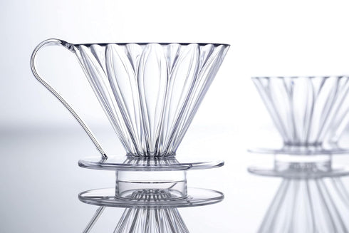 CAFEC Sanyo PFD-4 Flower Dripper, CUP 4 Clear...