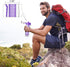 Opard Water Bottle with Time Marker, 30 oz Sports BPA Free Plastic Reusable Fruit Infuser Water Bottles with Handle, Leak Proof Flip Top Lid, Infu...