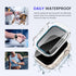 Goton 2 in 1 Privacy Waterproof Apple Watch Case for Series 6 5 4 SE/SE 2nd Screen Protector 40mm, Front Anti Spy Tempered Glass Face Cover + Back...