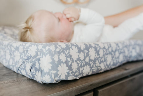 Premium Knit Changing Pad Cover by Copper Pearl: Soft, Stylish, and Universal Fit for All Standard Diaper Changing Pads, Trendy Design Changing Pa...