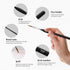 Fine Detail Paint Brushes Set 11pcs, Miniature Painting Brushes Kit for Oil, Acrylic, Models,Watercolor and Gouache, Nylon Hair Paint Brush, Profe...