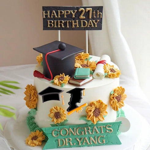 Nurse Graduation Themed Fondant Molds Doctor Nurse Grad Hat Silicone Mold for DIY Cake Decoration Cupcake Topper Chocolate Candy Gum Paste Polymer...