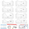 12Pcs Tshirt Ruler Guide for Vinyl Alignment, T Shirt Rulers to Center Designs, Fit for Heat Press, Children Youth Adult, Front and Back Measureme...