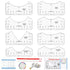 12Pcs Tshirt Ruler Guide for Vinyl Alignment, T Shirt Rulers to Center Designs, Fit for Heat Press, Children Youth Adult, Front and Back Measureme...