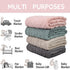 HOMRITAR Baby Blanket for Girls Toddlers 3D Fleece Fluffy Fuzzy Blanket for Baby, Soft Warm Cozy Fleece Blanket, Infant or Newborn Receiving Blank...