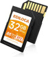 EF2 UHS-I SD Card UHS-I Memory Card Fast Storage, Read Speed 90MB/s, Write Speed 20MB/s, C10, U1, V10, Full-HD & 4K Video, SD Card, Must-Have for ...