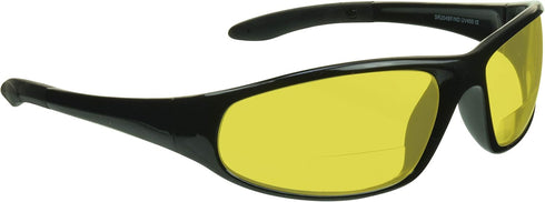 proSPORT Yellow Bifocal Safety Glasses z87 for Men and Women for Night Driving and Riding...
