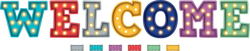 Teacher Created Resources Marquee Welcome Bulletin Board Display...