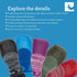 RC Pet Products Sporty PAWks Anti-Slip, Stylish, Functional, Protective Dog Socks | XX-Small, Olive Heather...
