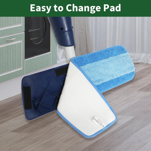 3 Pack Microfiber Cleaning Pads for Bona Mop, Reusable Microfiber Mop Pads for 18 Inch Mop, Hardwood Floor Replacement Cleaning Mop Pads, Machine ...