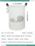 FANKANG Storage Basket, Nursery Hamper Canvas Laundry Basket Foldable with Waterproof PE Coating Large Storage Baskets for Kids Boys and Girls, Of...