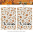 CROWNED BEAUTY Fall Garden Flag 12x18 Inch Double Sided for Outside Pumpkin Maple Leaf Burlap Small Seasonal Autumn Yard Decoration...