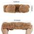 YISSION 2PCS Bear Ears Spa Headband No Slip Head Band for Face Wash Makeup Skincare Facial Headband Elastic Hair Band Carol Fleece Headbands for W...